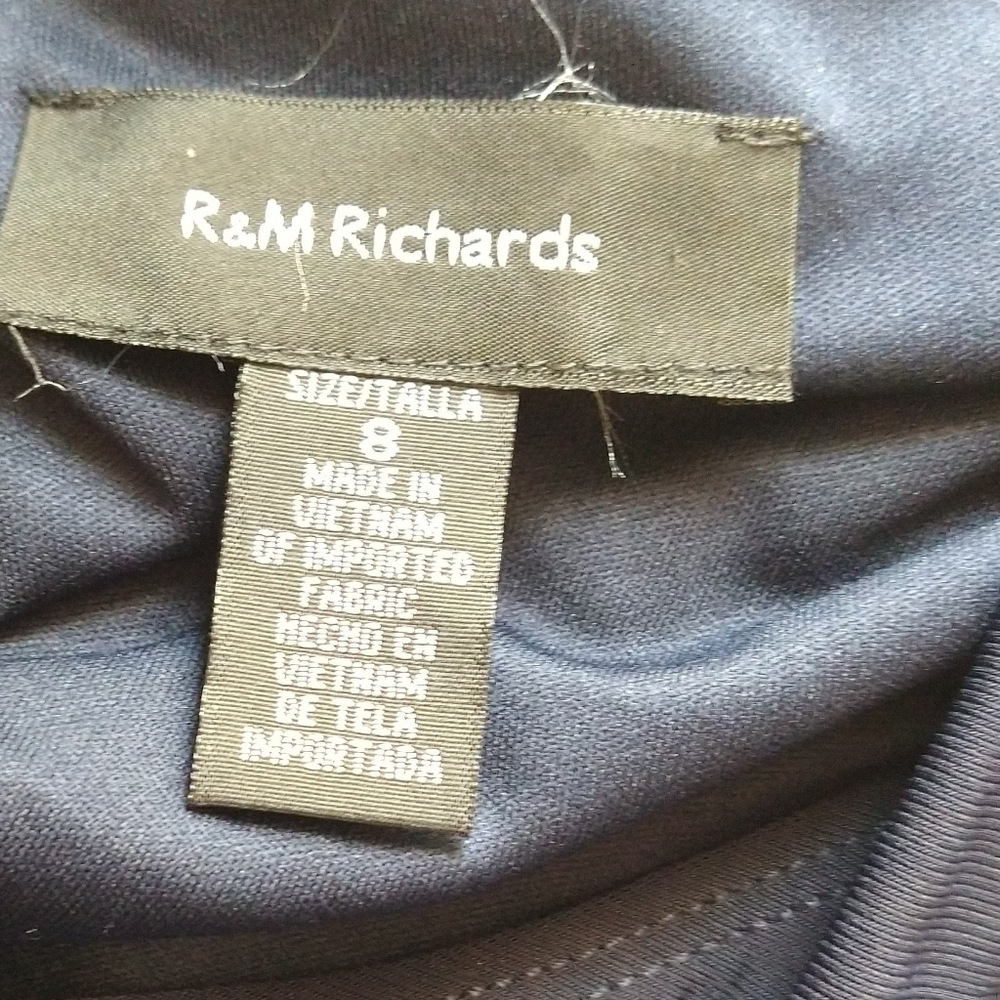 R & M Richards navy evening dress - Picture 3 of 8